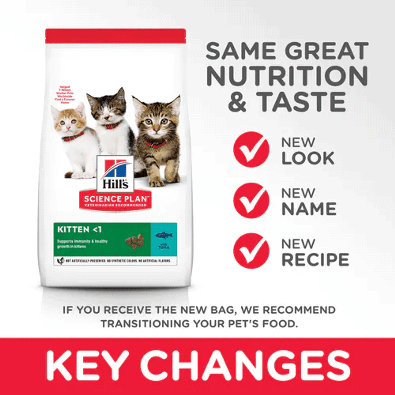 Hills Science Plan Kitten Dry Food Tuna 1.5Kg