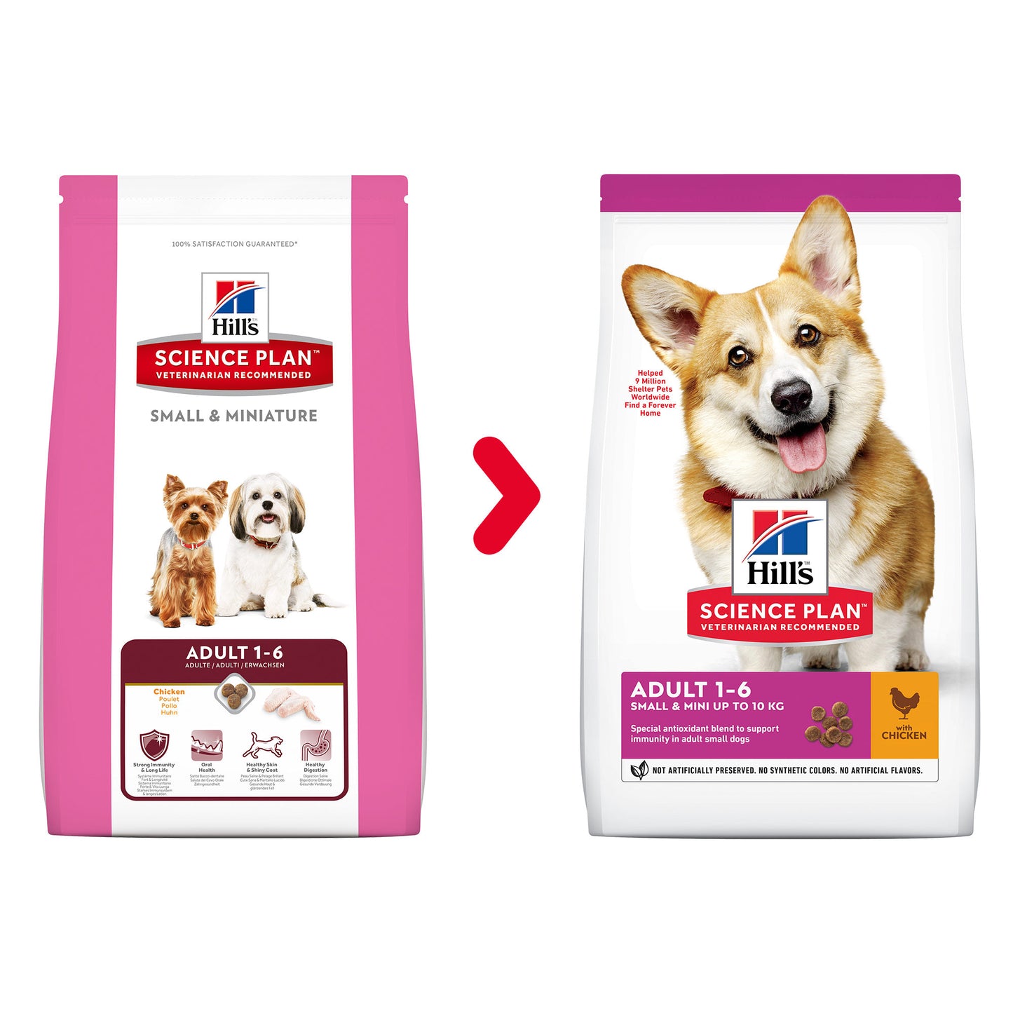 Hills Science Plan Adult small & Mini with Chicken Dry Dog Food 1.5Kg