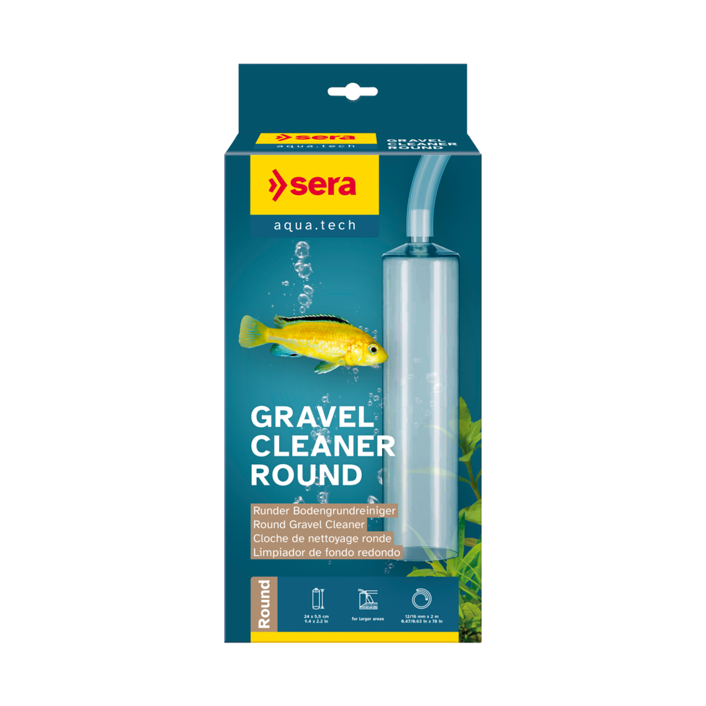Sera Round Gravel Cleaner – Easy-Clean Aquarium Substrate Tool
