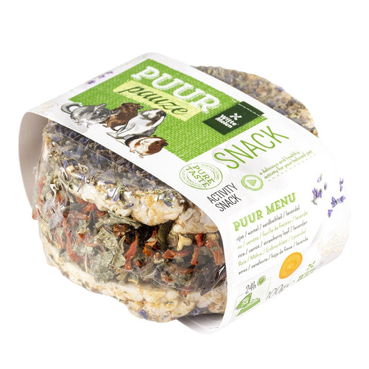 Witte Molen Puur Pauze Rice Disk – Vegetables & Herbs Purple 100g