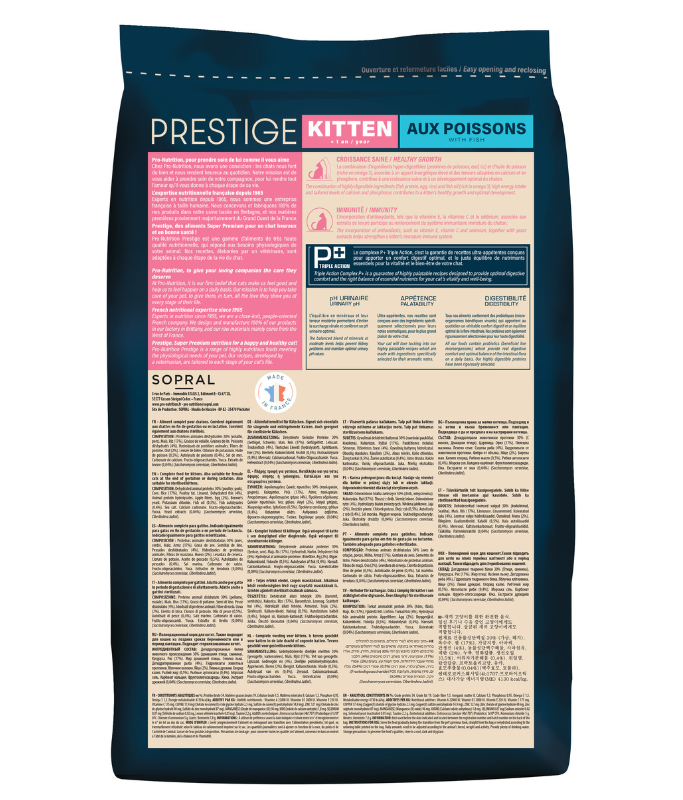 Pro Nutrition Prestige Kitten Fish Cat Dry Food 2Kg