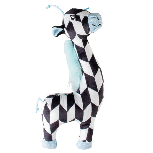Duvo+ Plush Retro Giraffe Dog Toy – 32x14x5cm