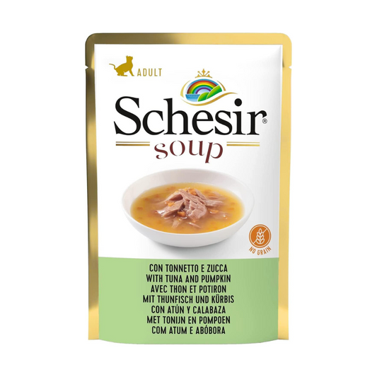 Schesir Cat Wet Soup – Tuna & Pumpkin 85G