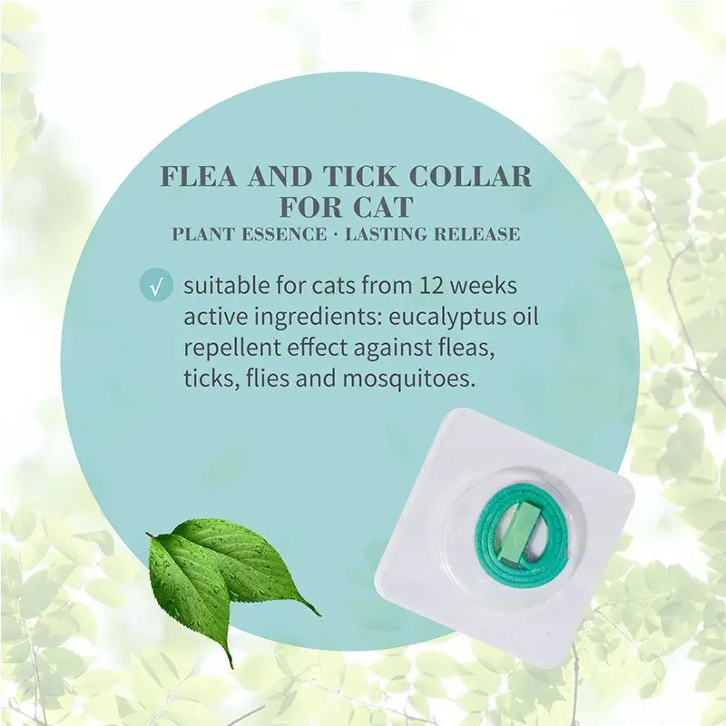Bioline Flea & Tick Collar for Cats 35cm  34g, Effective Pest Protection