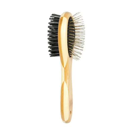Duvo+ Bamboo 2-in-1 Grooming Brush [Size - L]