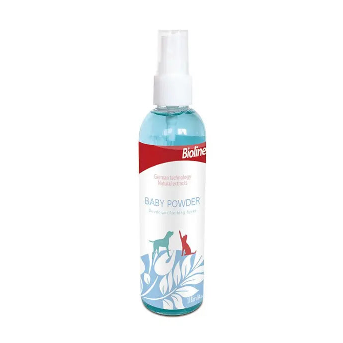 Bioline Baby Powder Deodorizing Spray for Pets 118ml