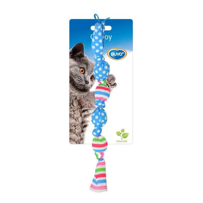 Duvo+ Assortment Farandole – Mixed Colors – Catnip Cat Toy – 17 x 3 x 3 cm