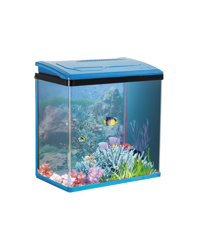 Karis PY-Series Aquarium – 240×160×280 mm – Blue Edition