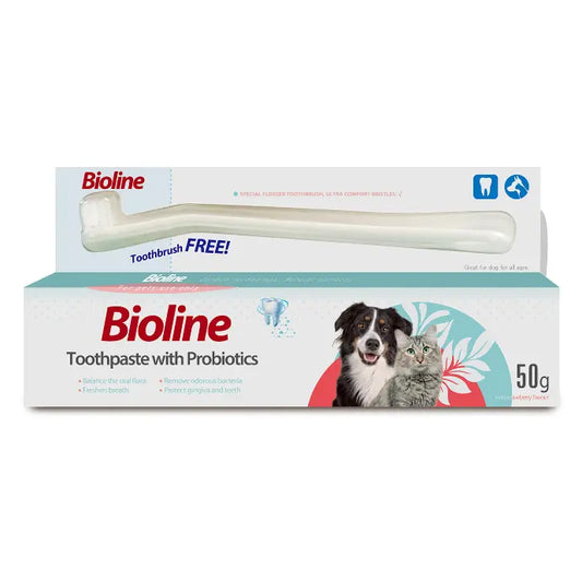 Bioline Probiotics Pet Toothpaste  50g Oral Health Formula