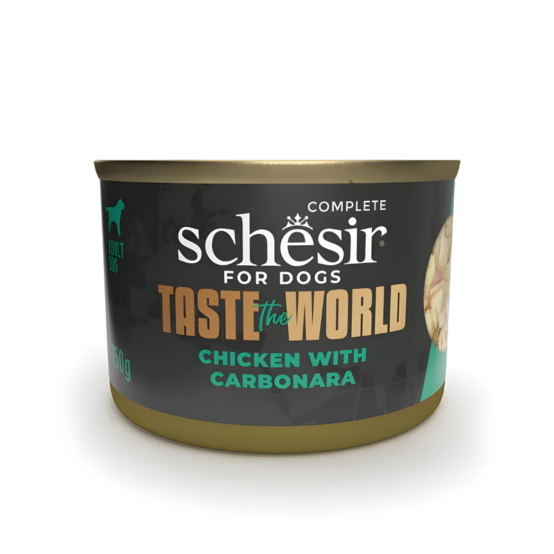 Schesir Dog Wet Food Variety Pack Taste the World 6x150G (3 Flavors)