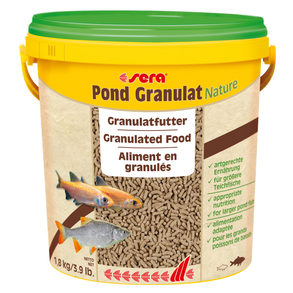 Sera Pond Granulate Nature 10L – Complete Pond Fish Nutrition