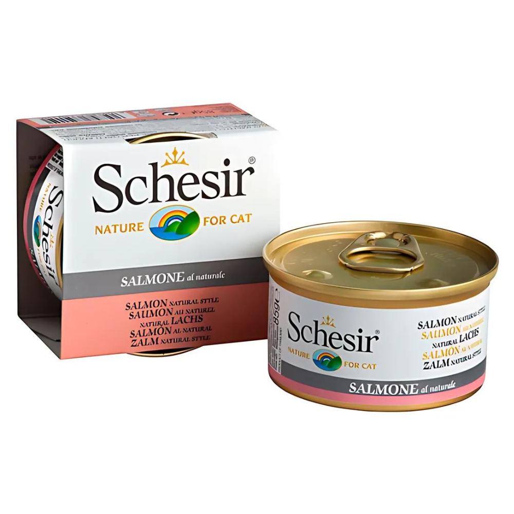 Schesir Cat Wet Food Salmon Natural Style 85G