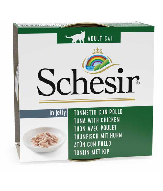 Schesir Cat Wet Food Tuna with Chicken Fillets 85G