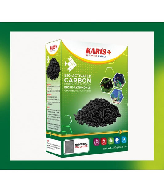 Karis Bio Activated Carbon Filter Media – 300g Charcoal Pack