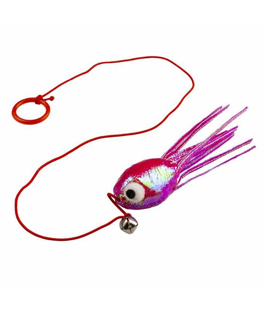 Duvo+ Blinky Octopus Dog Toy – Purple, 16.5x7x3cm with Elastic Fun