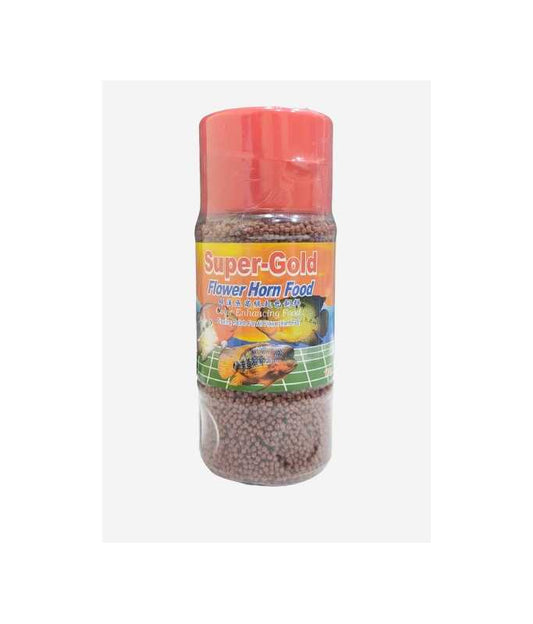 KW Zone Atlas Lohan Super-Gold Flower Horn Floating Pellet Food – 100g