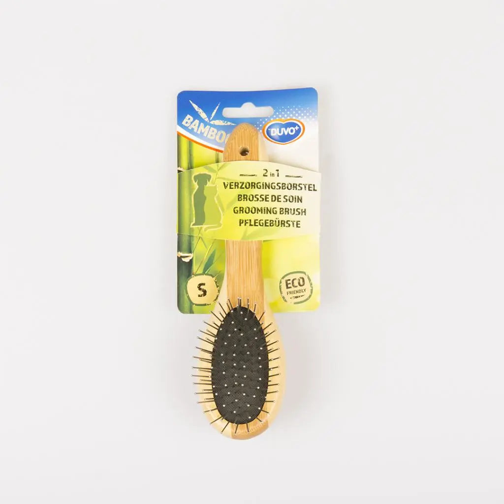 Duvo+ Bamboo 2-in-1 Grooming Brush [Size - L]