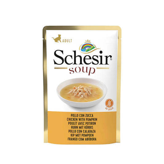 Schesir Cat Wet Soup – Chicken & Pumpkin 85G
