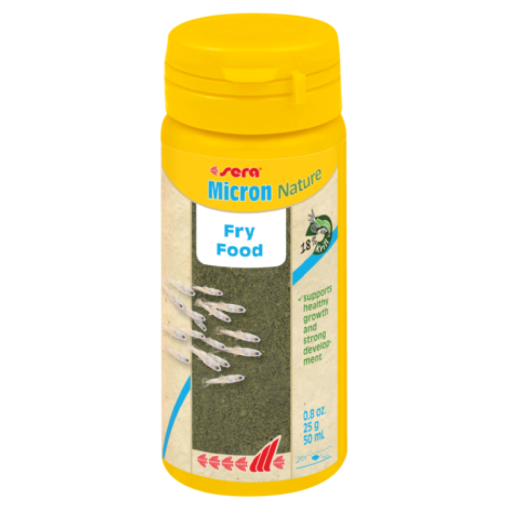 Sera Micron Nature Fish Food 25G (50ML) – Micro Granules for Fry