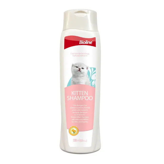 Bioline Kitten Shampoo 200ml Gentle Shampoo for Kittens