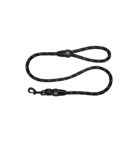 Doco Reflective Rope Dog Leash with Plastic Handle Loop 4Ft, 1/2" Width