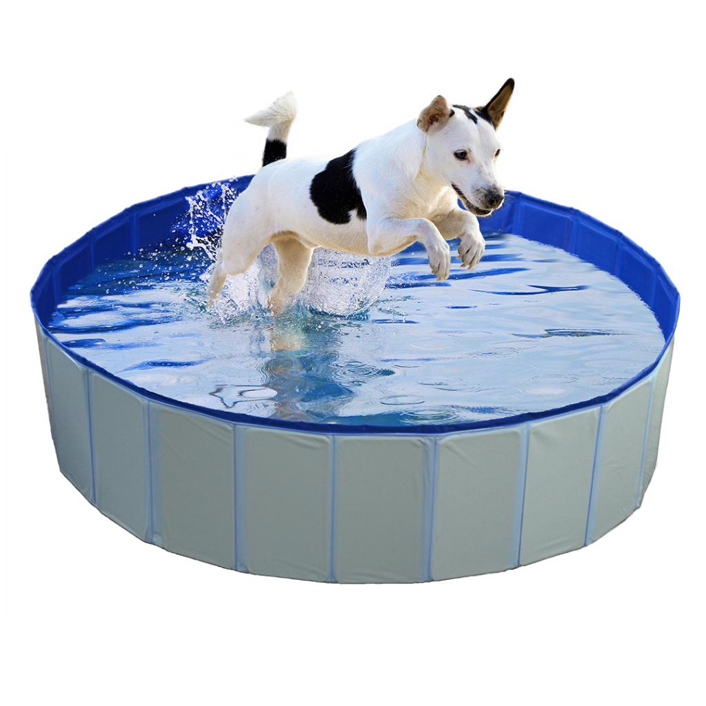 Duvo+ Foldable Dog Pool Blue