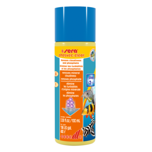 Sera Phosvec Clear 100ML – Phosphate Remover for Crystal Water