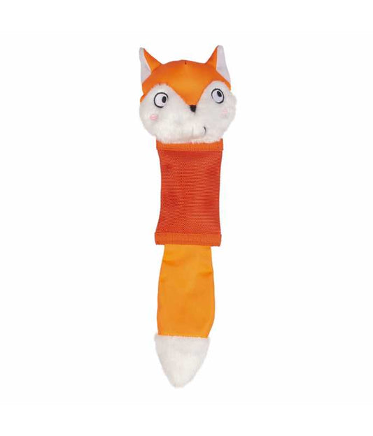 Duvo+ Bite Me Belly Dog Toy – Felix the Fox, 42cm Plush Chew Toy