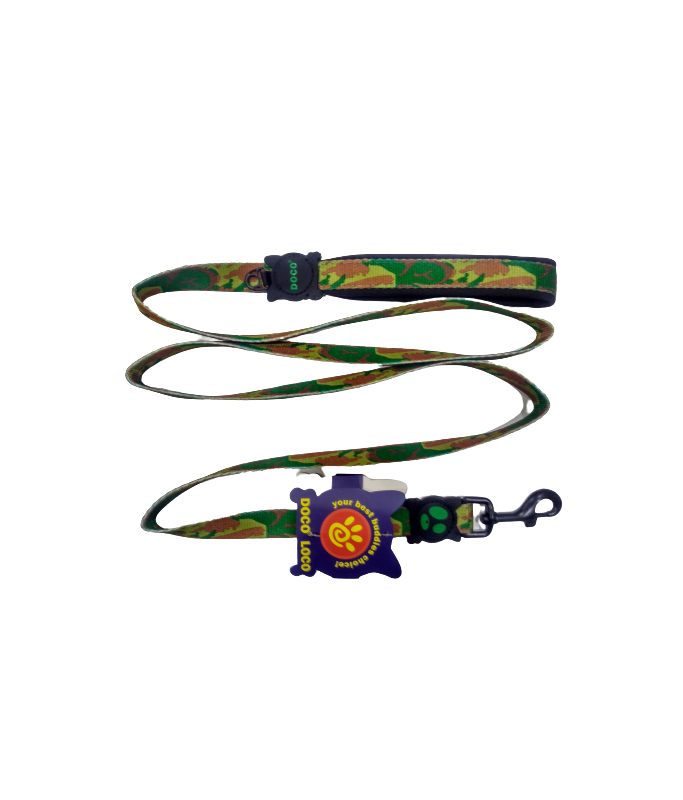 Doco Loco Dog Leash 6Ft – Camouflage Pattern, Medium