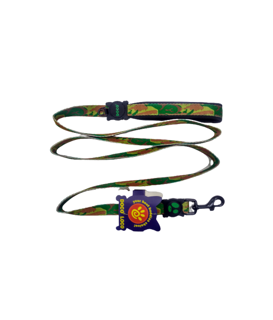 Doco Loco Dog Leash 6Ft – Camouflage Pattern, Medium