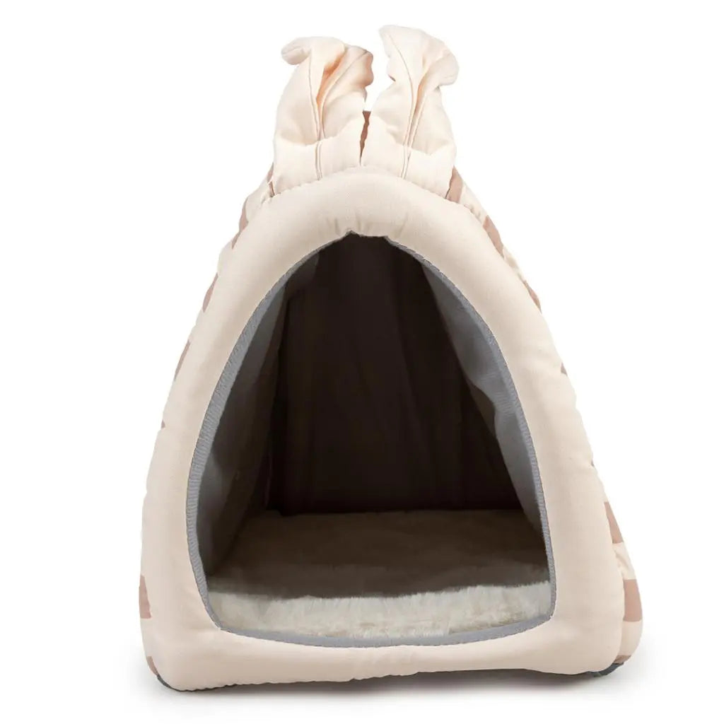 Duvo+ Striped Rabbit House – 23x32x30cm
