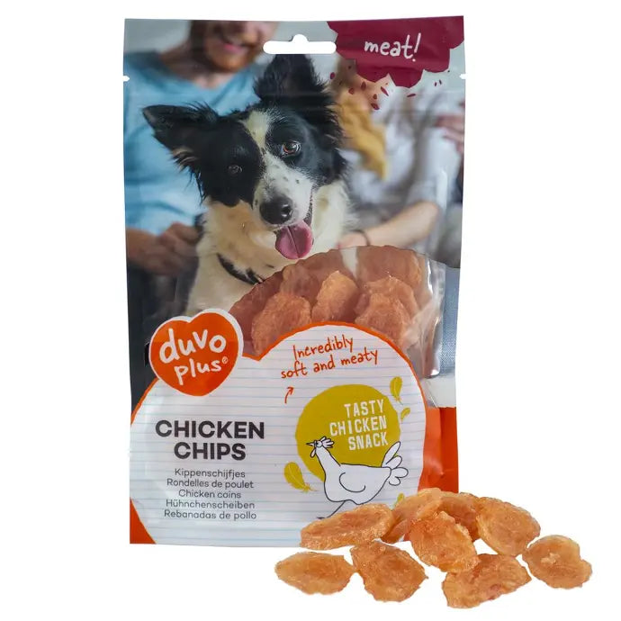Duvo+ Dog Snack – 80 g – Chicken – Chips