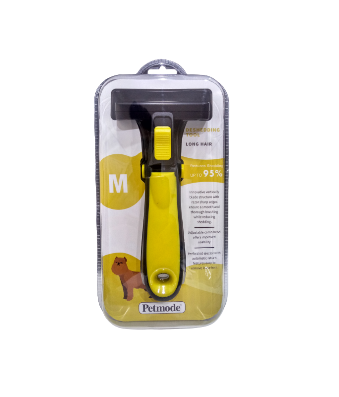 Pet Mode Deshedding Tool Long Hair Dogs – M Size Coat Care Brush