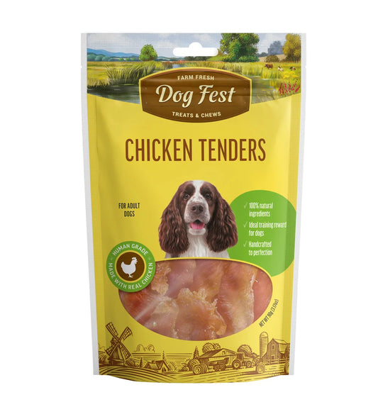 Dog Fest Chicken Tenders for Adult Dogs - 90g (3.17 oz)