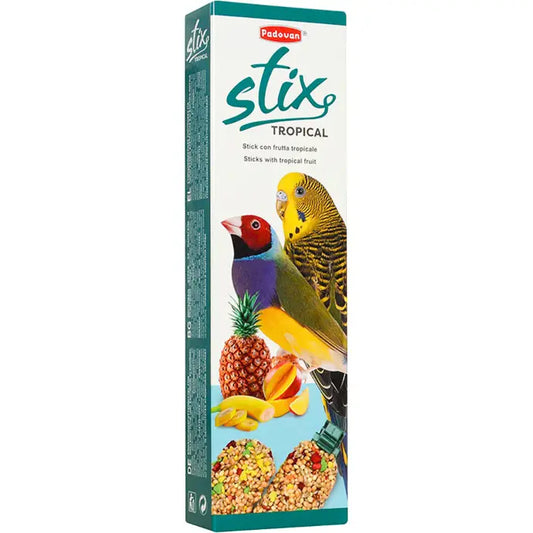 Padovan Stix Tropical Treat for Budgies & Exotics – 80g