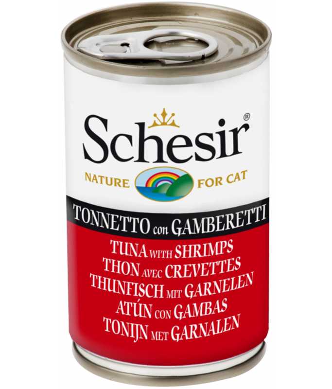 Schesir Cat Wet Food – Tuna & Shrimps