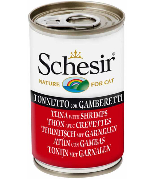 Schesir Cat Wet Food – Tuna & Shrimps