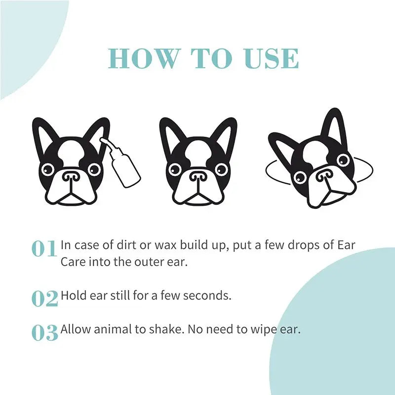 Bioline Ear Care 50ml Gentle Ear Cleaning Solution for Pets