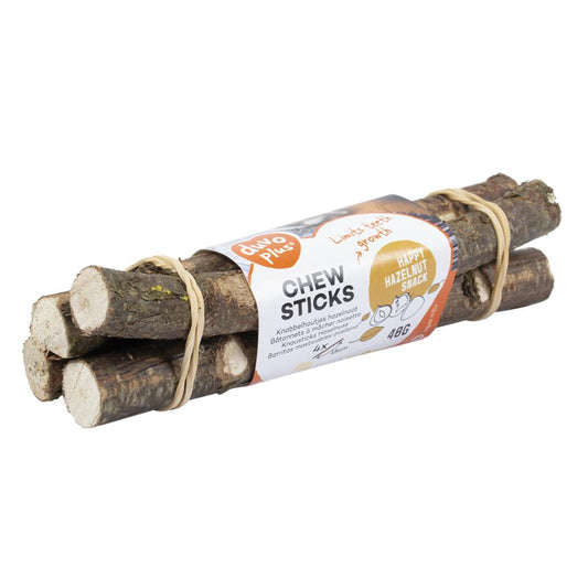 Duvo+ Chew Sticks for Rodents 4pc – Hazelnut Flavor