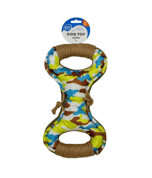 Duvo+ Camouflage Tug Toy – Multicolour – 31 x 17 x 5.5 cm