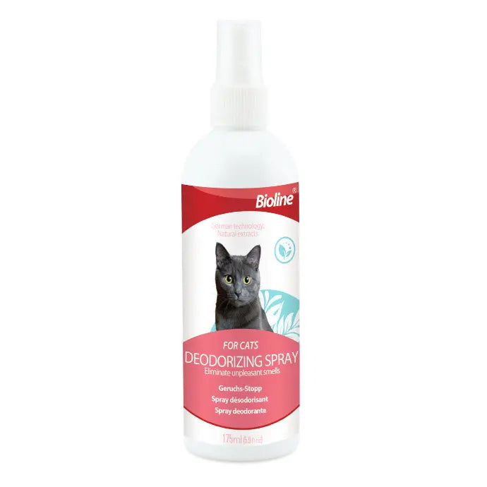 Bioline Deodorizing Spray Cat 175ml  Fresh Scent for Cats
