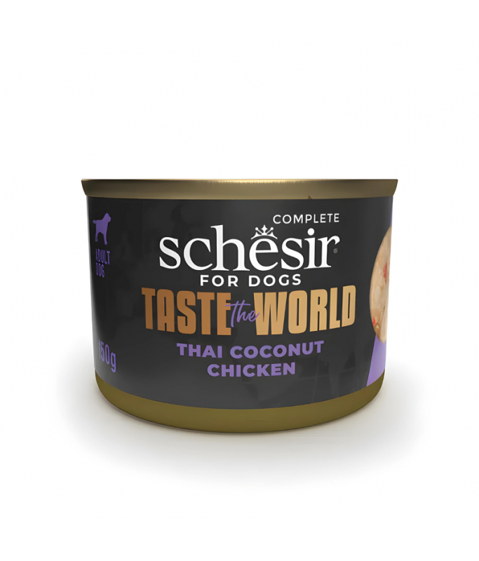 Schesir Dog Wet Food Taste the World Thai Coconut Chicken 150G
