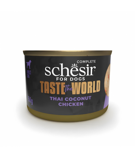 Schesir Dog Wet Food Taste the World Thai Coconut Chicken 150G