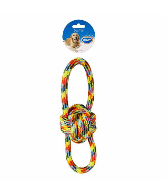 Duvo+ Cotton Rope with 2 Loops Dog Toy – Beach 35x10.5cm