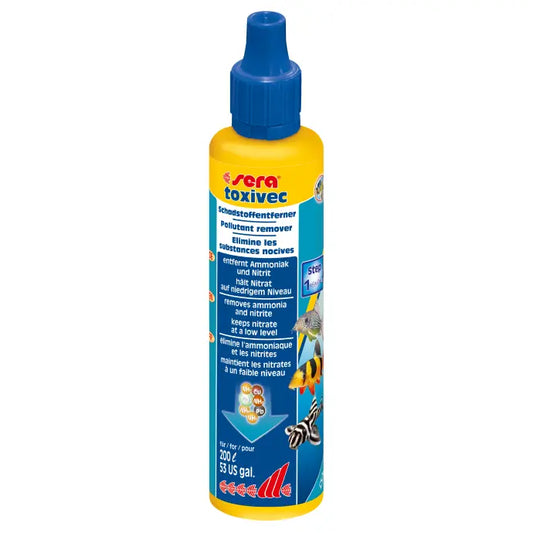 Sera Toxivec – 50ml Aquarium Water Treatment & Toxin Remover