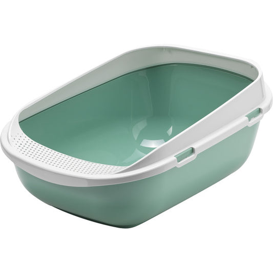 Moderna Mega Step Cat Litter Tray 65.6x48.2x28.5cm – Green