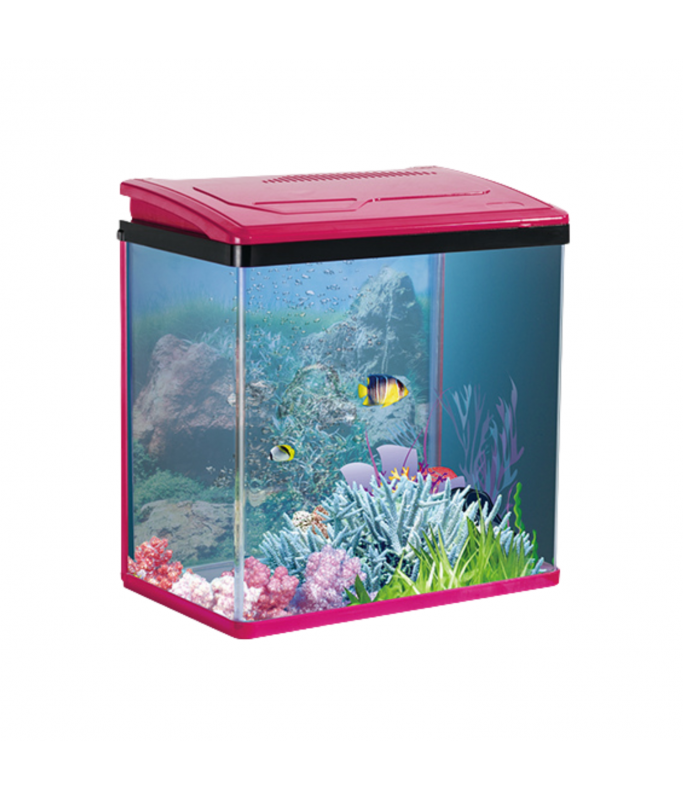 Karis PY-Series Aquarium – 240×160×280 mm – Pink Edition