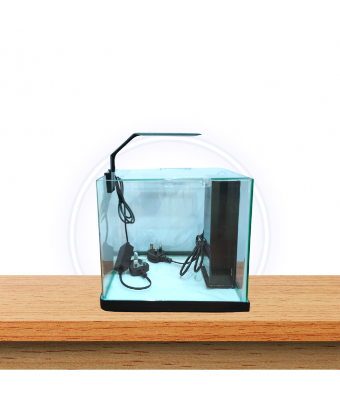 Karis Mini-200 Aquarium Kit – 10L Compact Tank – Black Finish