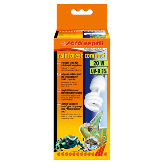 Sera Reptile Rainforest Compact UV Lamp – 20W Terrarium Bulb