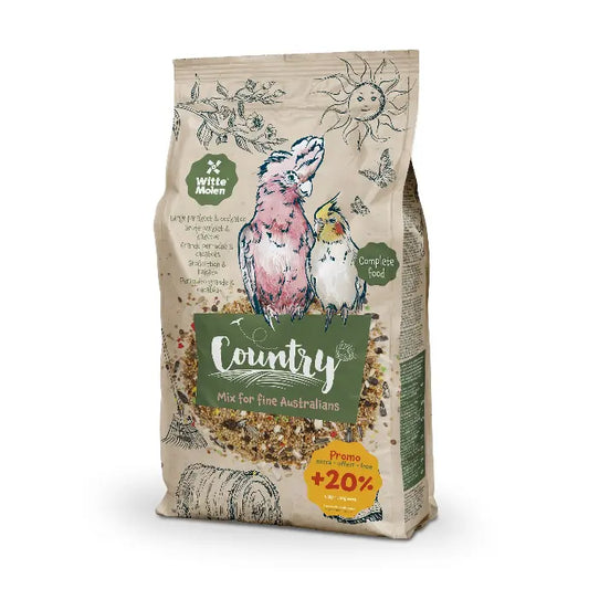 Witte Molen Country Large Parakeet & Cockatoo Food 2.5Kg +20% Free